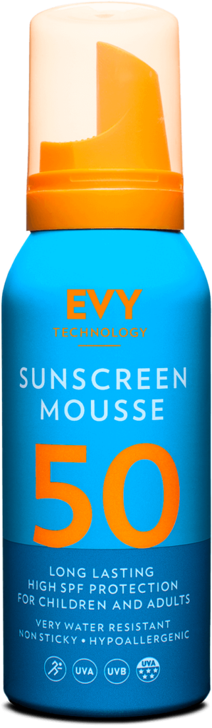 evy technology daily defense face mousse spf 50